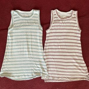 Two Current Elliott Sleeveless Tank Tops; size S
